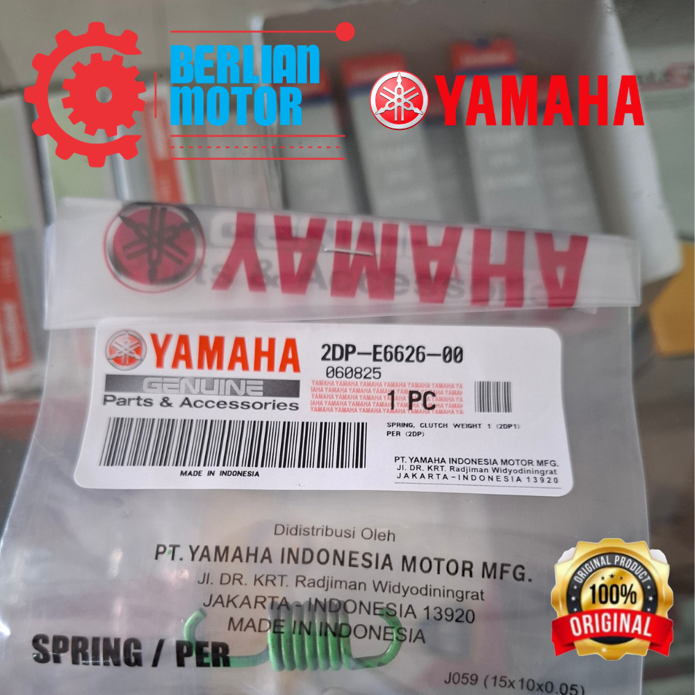 [ORIGINAL YGP] Per Sentri Yamaha 2DP-E6626-00 - Spring Clutch Weight Per (2DP)