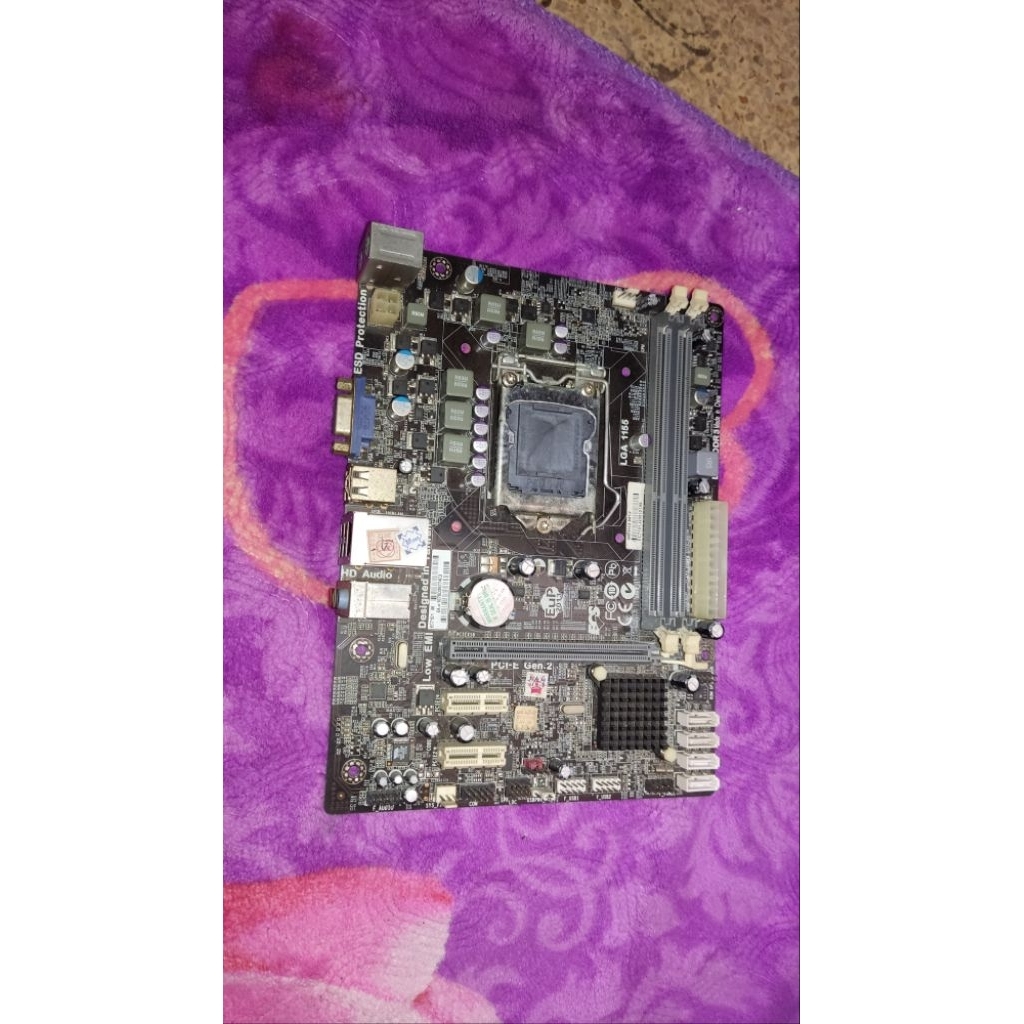 mobo mainboard motherboard ecs h61 lga 1155
