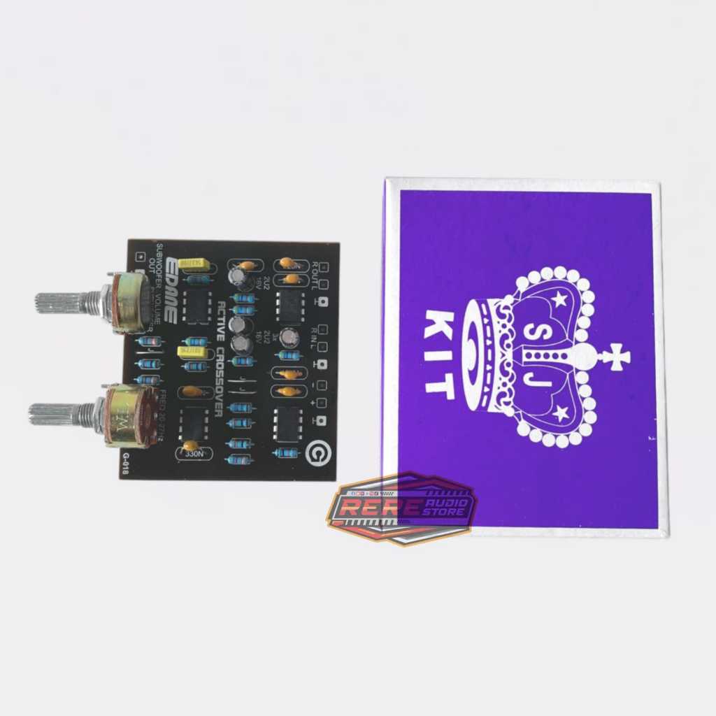 Kit Crossover Aktif 2 WAY Subwoofer Adjustable / Cross Over Aktif 2WAY