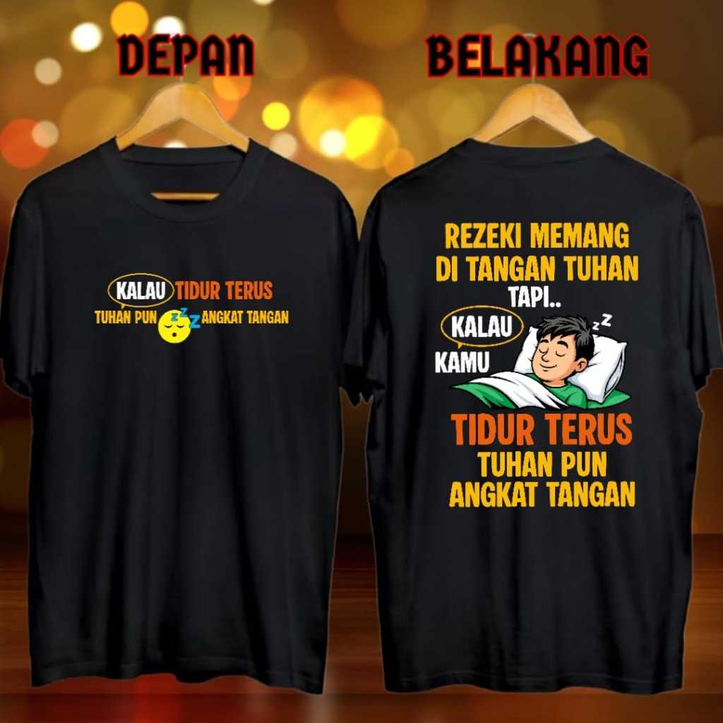 TERBARU-Baju Kaos Lengan Pendek Oblong Distro Dewasa Kata Kata Santai Tulisan Lucu Suami Istri