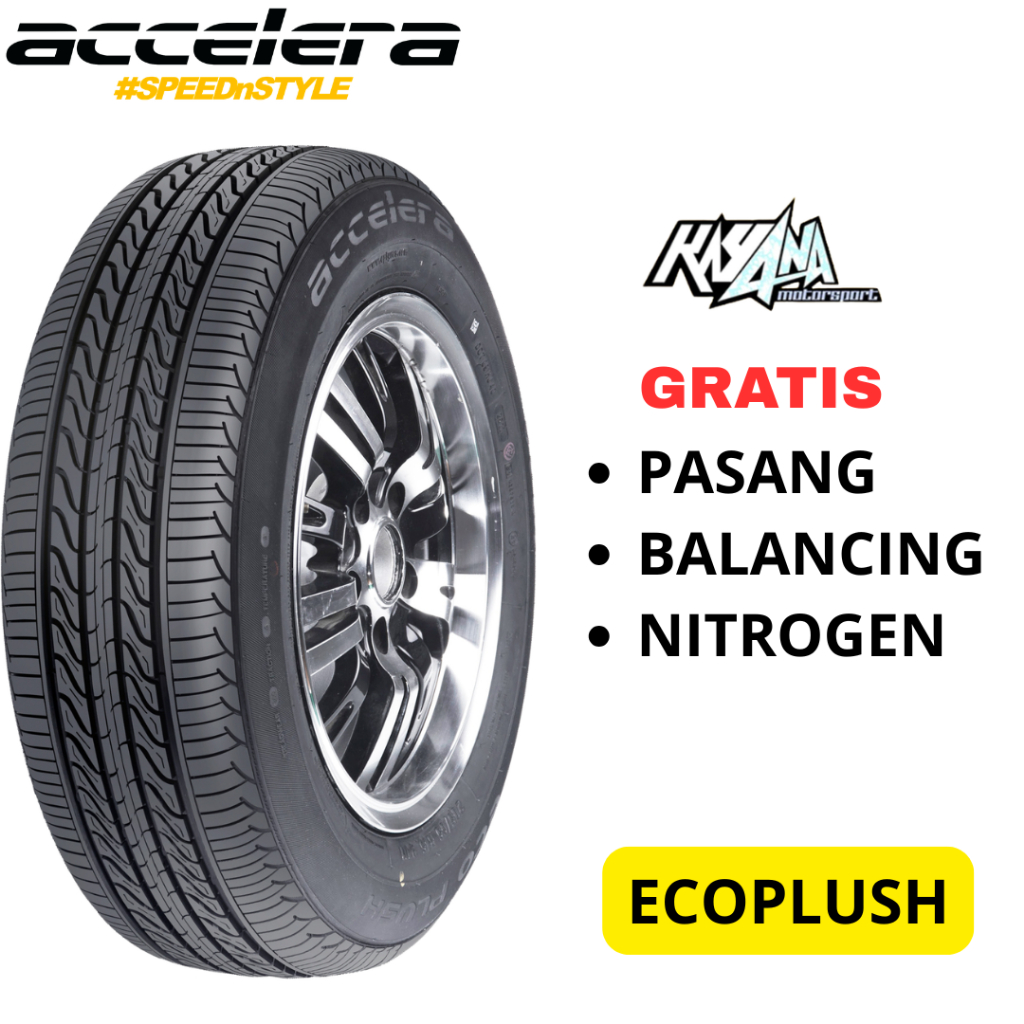 Ban Mobil 185/60 R14 Accelera Ecoplush Ring 14 Murah -Ban Mobil Tubles