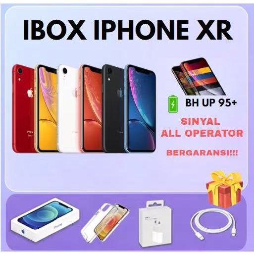 iPhone XR Second Original iBOX Fullset | 64GB 128GB 256GB | Mulus Like New | LCD Original | iCloud A