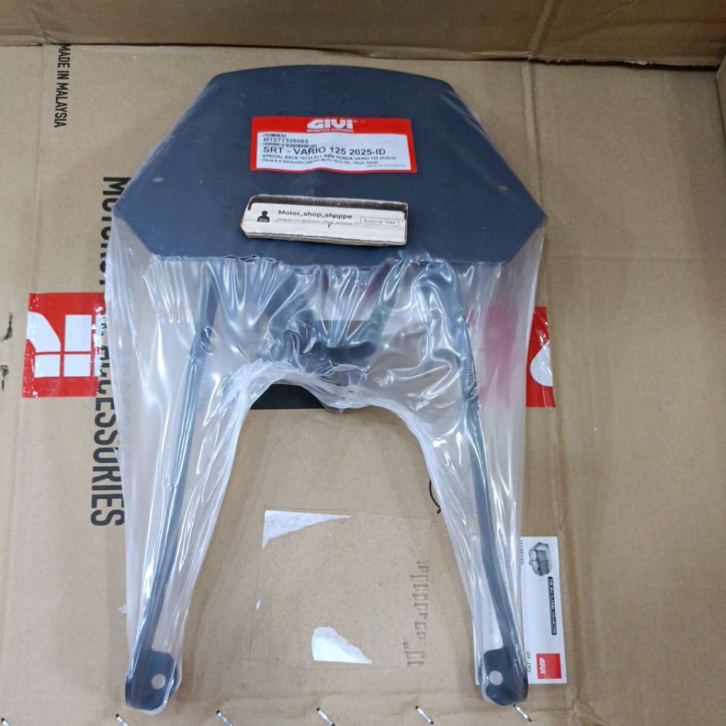 breket box vario 125 2025- 2026 id new vario v3 / breket box givi srt vario terbaru