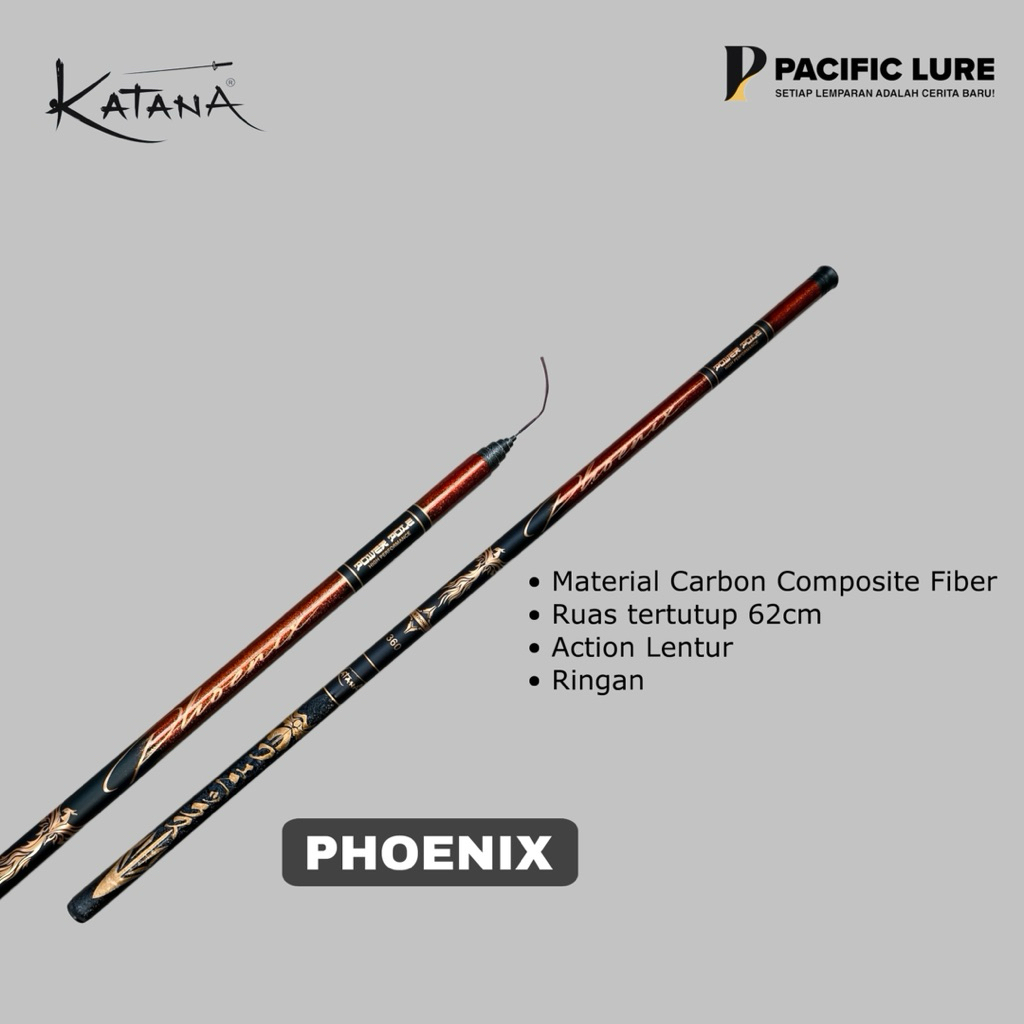 Tegek katana phoenix composite Fiber carbon 360-540
