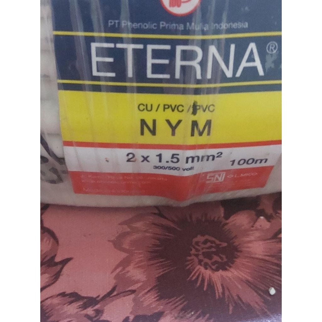 Eterna NYM Kabel Tembaga 2x1.5 100M