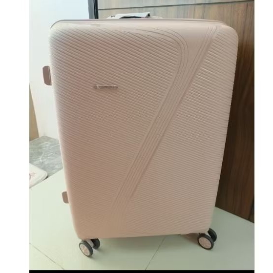 Koper original Brand Luggo teora 24 inch tsa lock internasional warna pink rose