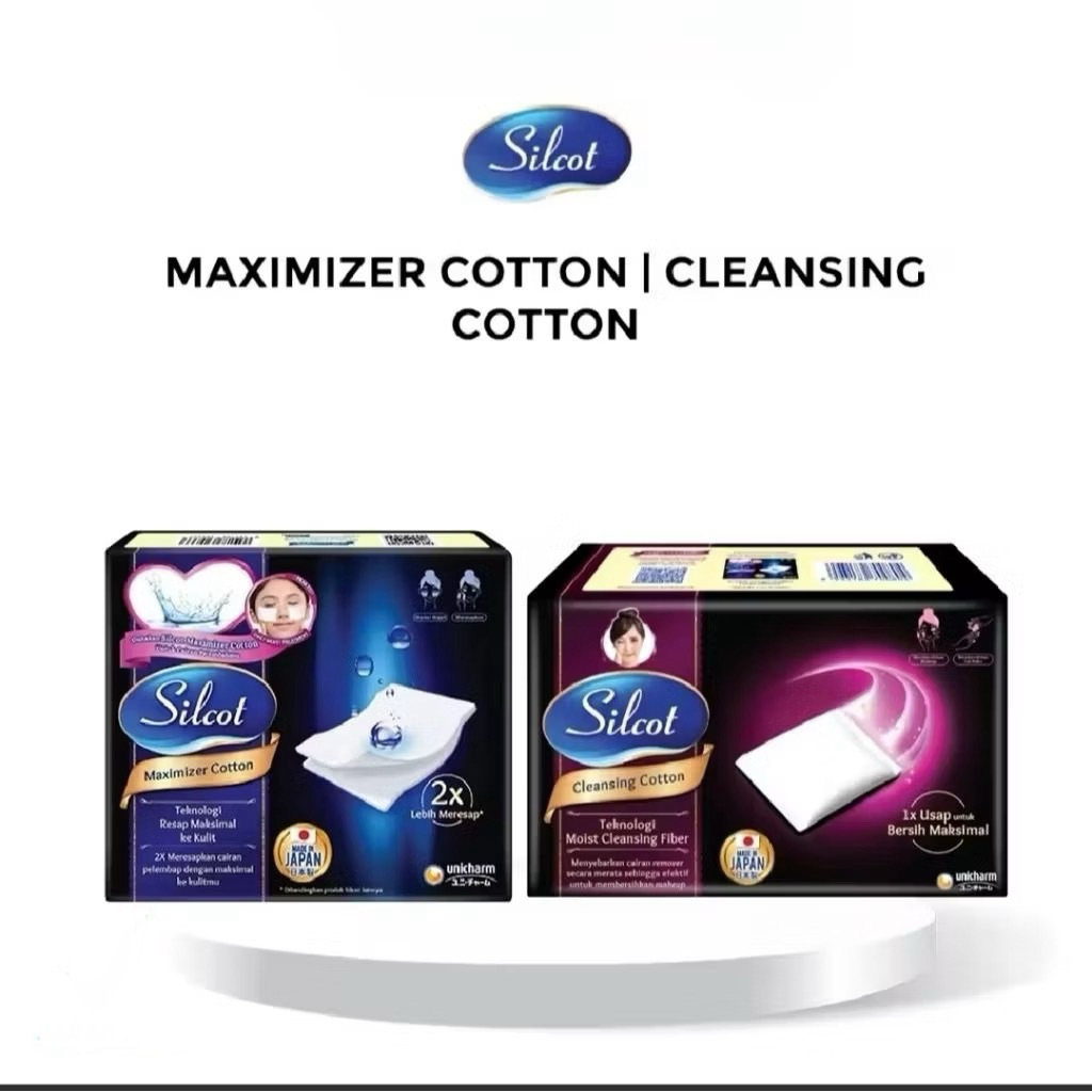 Silcot Maximizer Cotton 40pcs Cleansing Cotton 82pcs Kapas kecantikan Unicharm