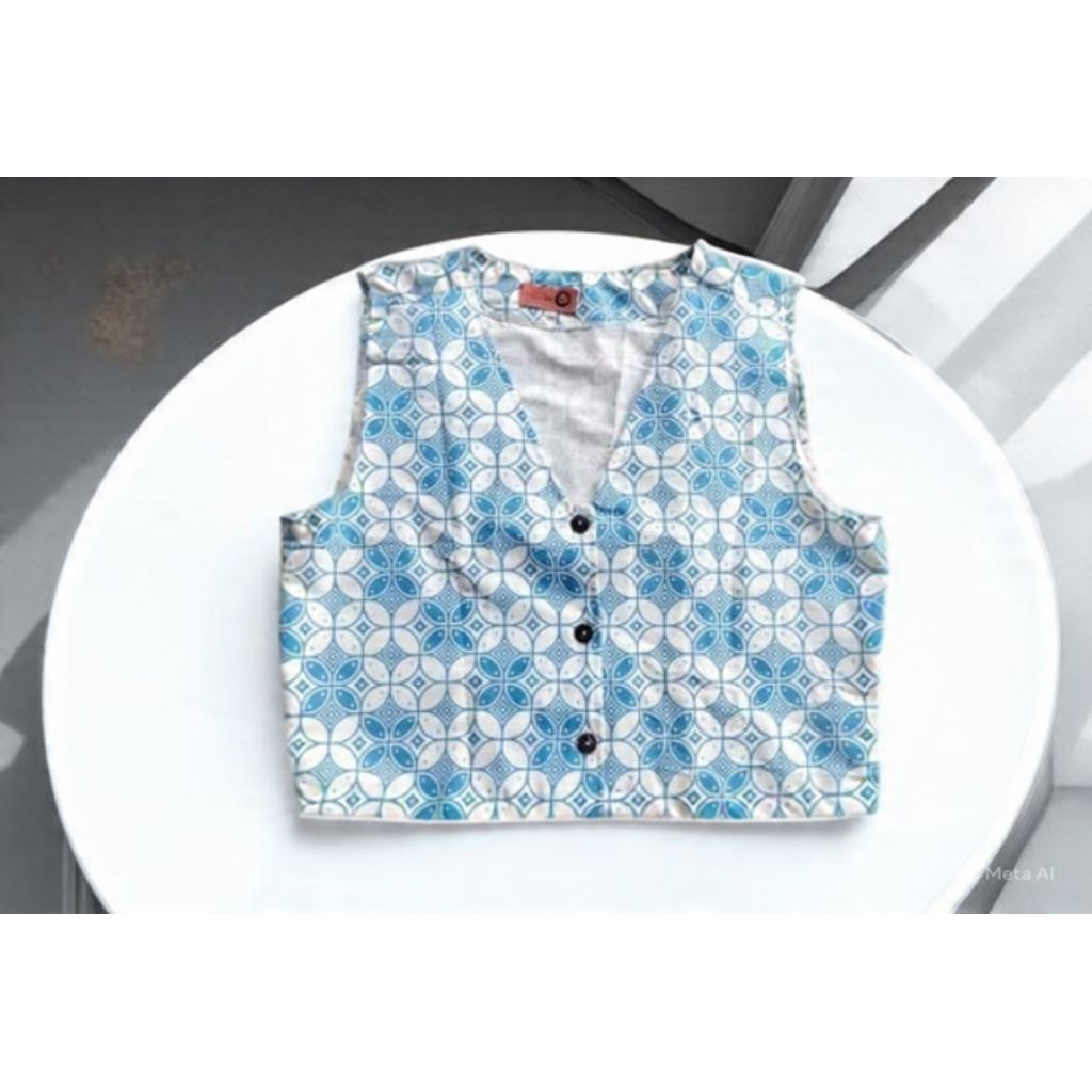 Rompi batik dewasa rompi motif batik untuk dewasa seragam rompi batik