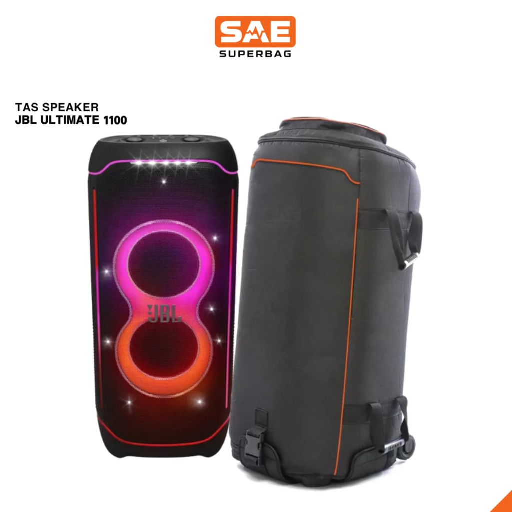 Tas Speaker JBL Partybox Ultimate 1100 Waterproof Case Cover Pelindung Super Kuat