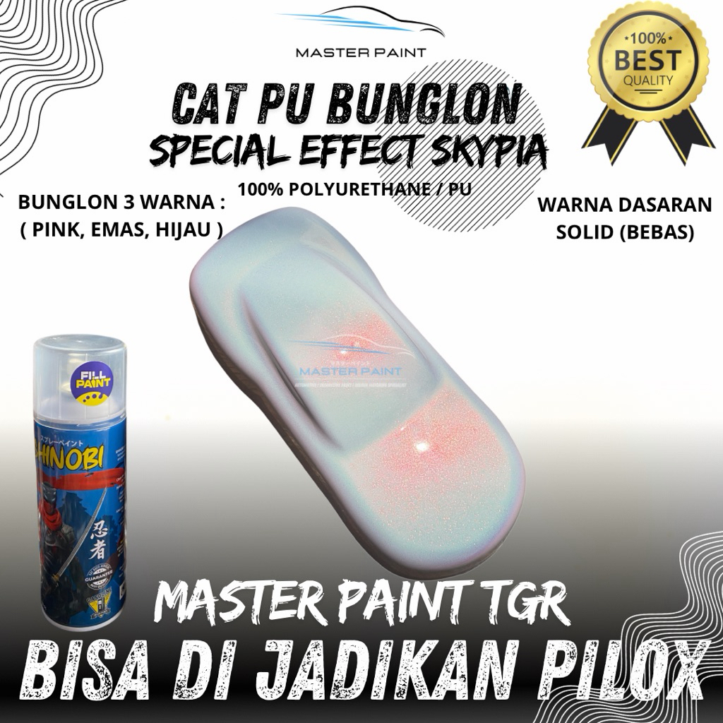 ( BISA DIJADIKAN PILOX ) Cat PU Bunglon Skypia Original | Special Effect Bunglon Skypia Pink Emas Hi