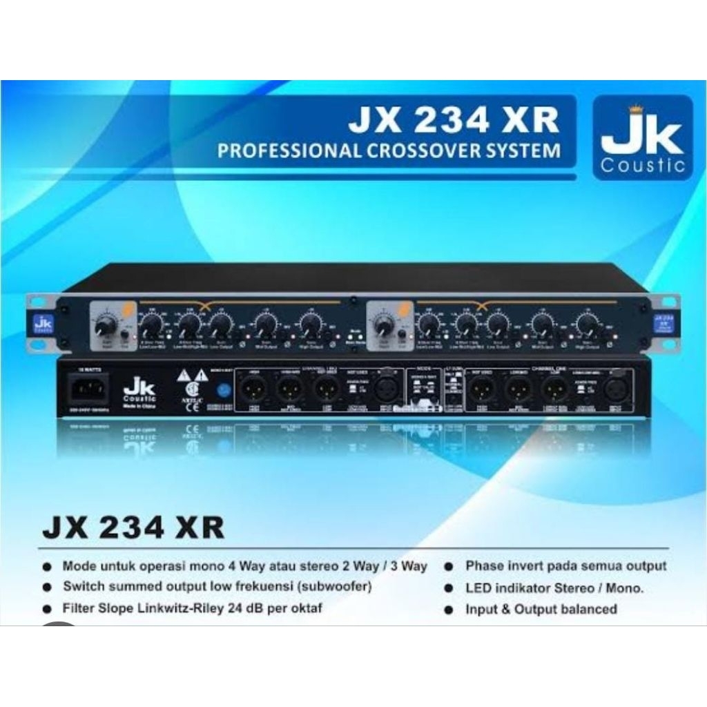 crossover jkcoustik jx234xr