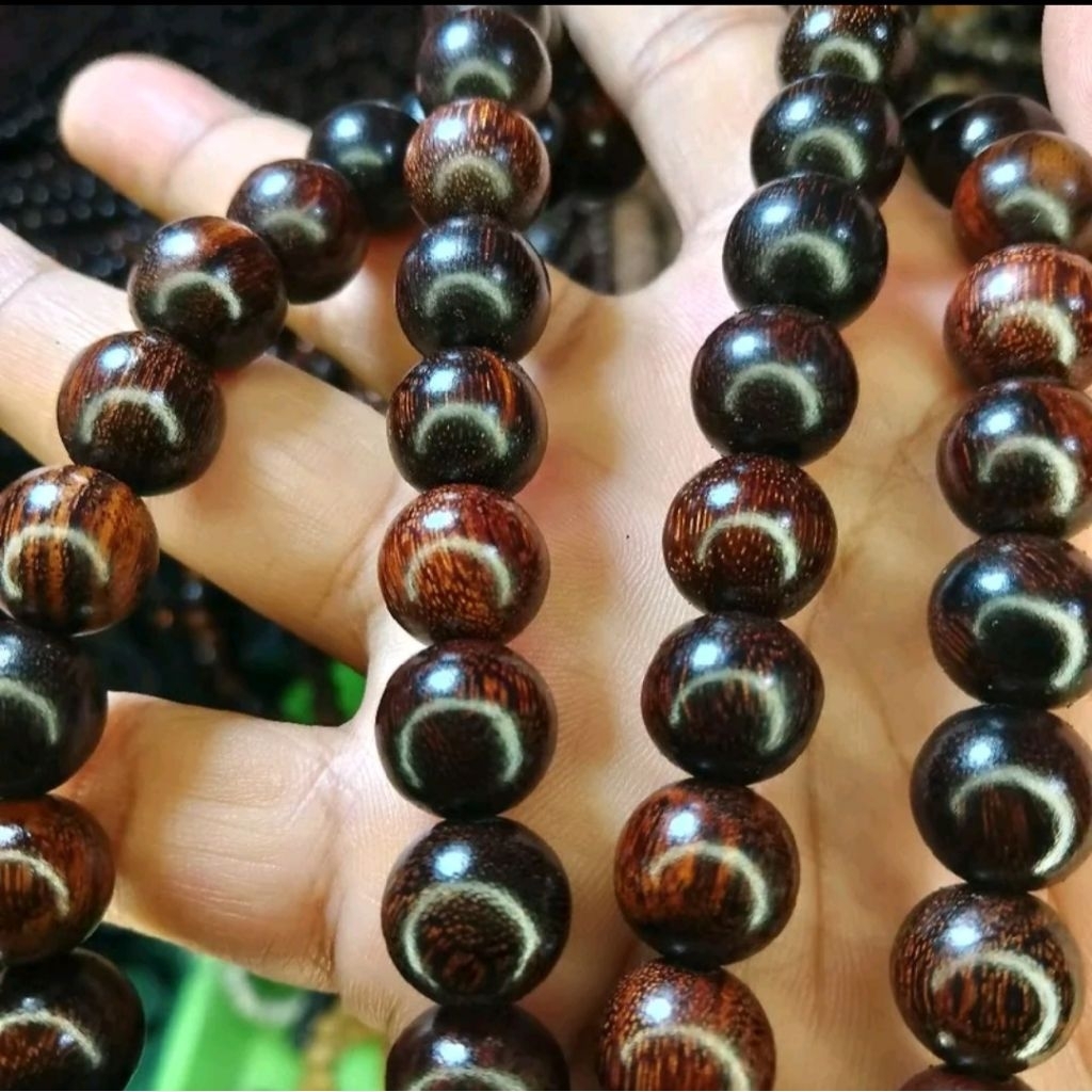 tasbih galih asem super karimun jawa 12mm tasbih kayu galih asem original