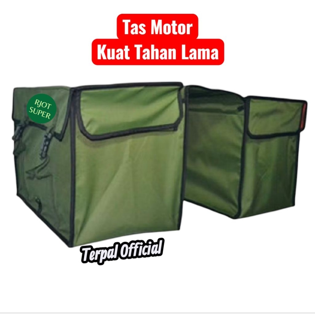 Tas Obrok Besar Anti air. Keranjang Motor Kokoh & Tebal. Tas Kurir. Tas Motor