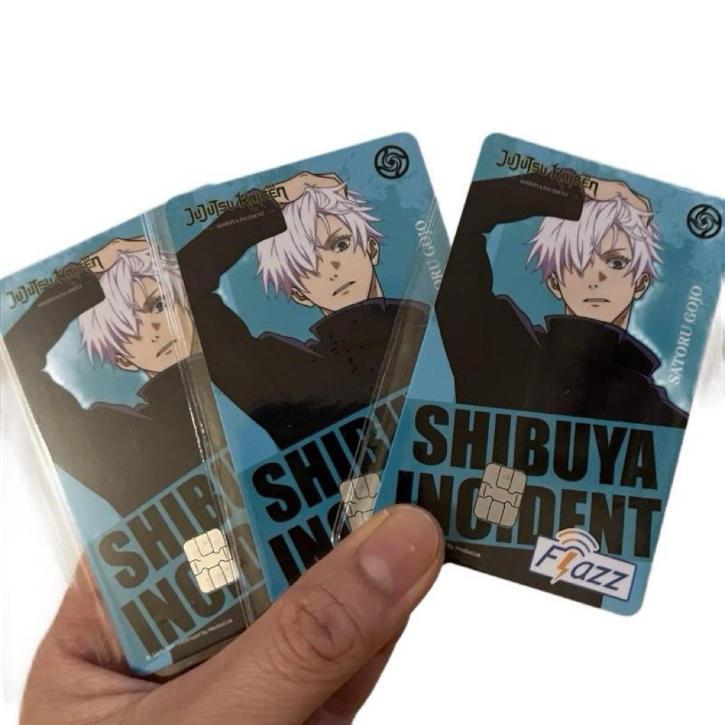 kartu Flazz Gojo jUjutsu Kaisen Original Flazz BCA