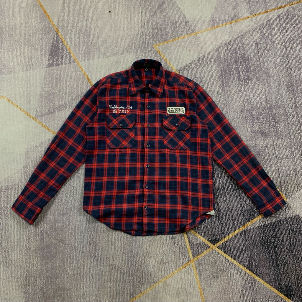 Kemeja Flanel Von Dutch