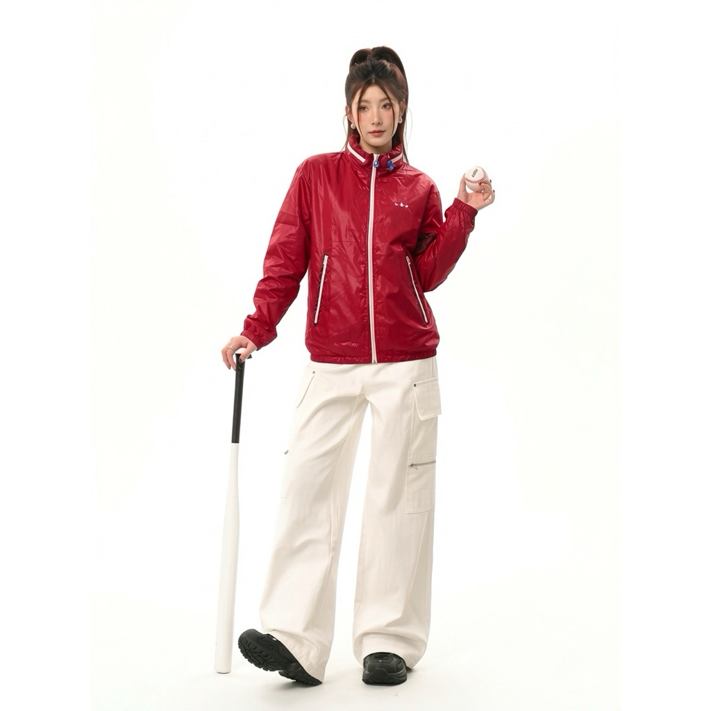 Windbreaker Adidas zipoer vintage