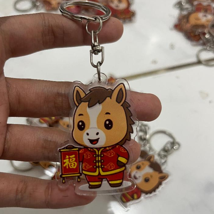 Gantungan Kunci Akrilik Custom Gantungan Kunci SATUAN Ganci Satuan