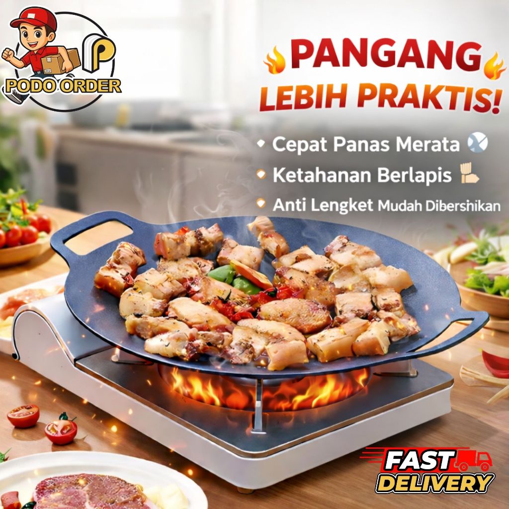 WAJAN KONDUKSI SERBAGUNA / WAJAN ANTI LENGKET / ALAT PANGGANGAN / PANCI TEFLON / TEFLON BAKAR