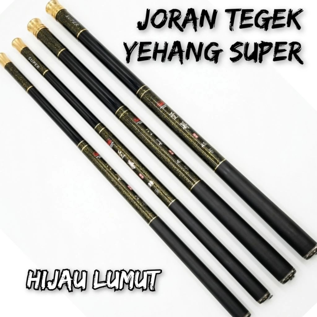 Joran Tegek Yehang Hijau Lumut Free Packing 210 240 270 300 360 450