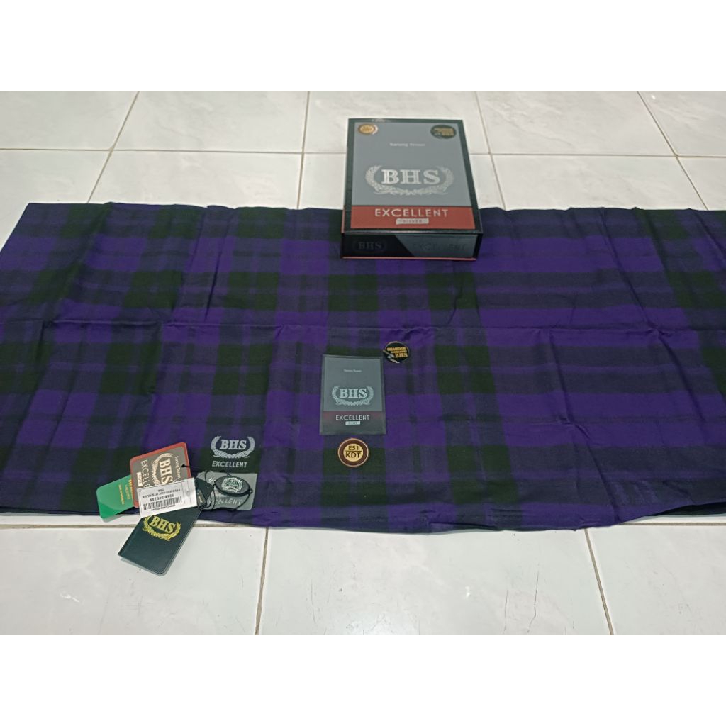 Sarung BHS KDT EXCELLENT BAHAN MESRES MOTIF KOTAK JADUL BARANG LANGKA