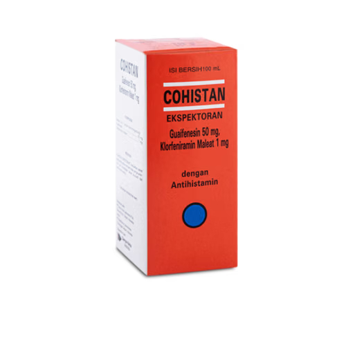 Cohistan Syrup Obat Batuk Kering & Alergi Dewasa Redakan Batuk Pilek Ampuh