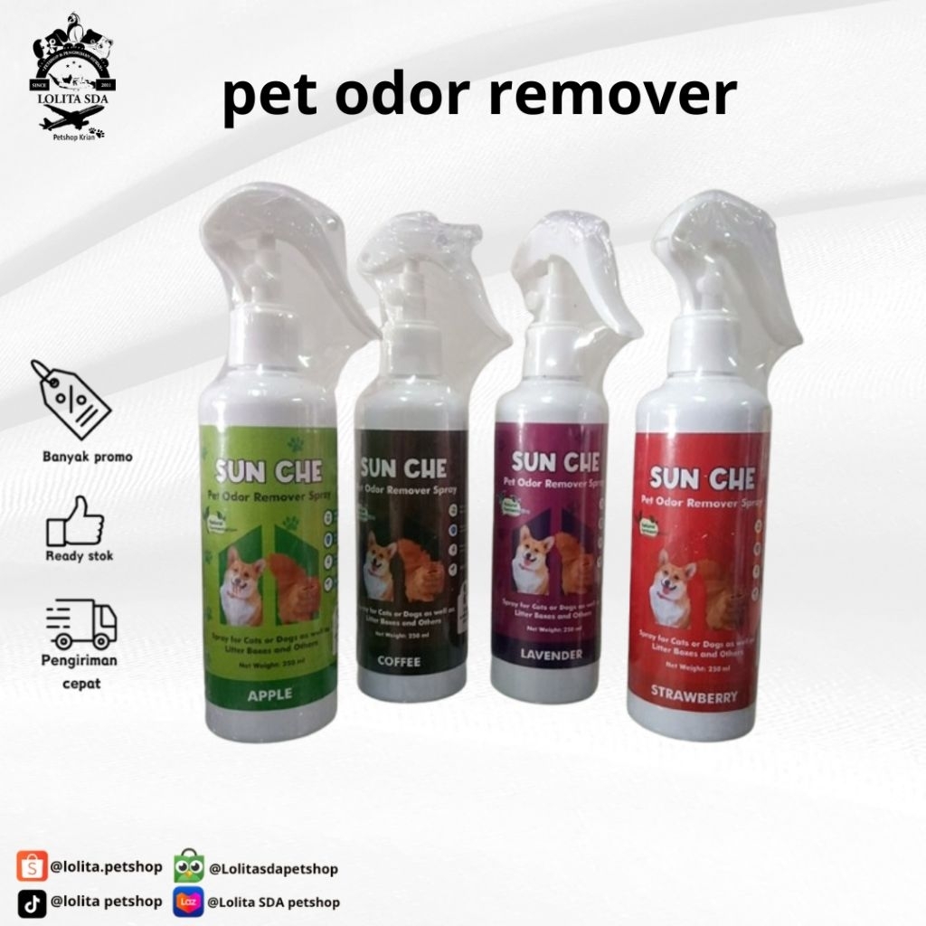 pet odor plus disinfektan pet odor semprotan penghilang bau kotoran hewan
