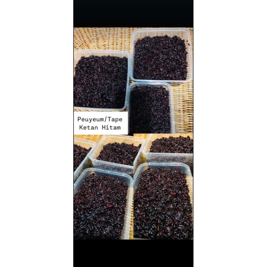 Peyeum Ketan/Tape ketan hitam per stengah kg