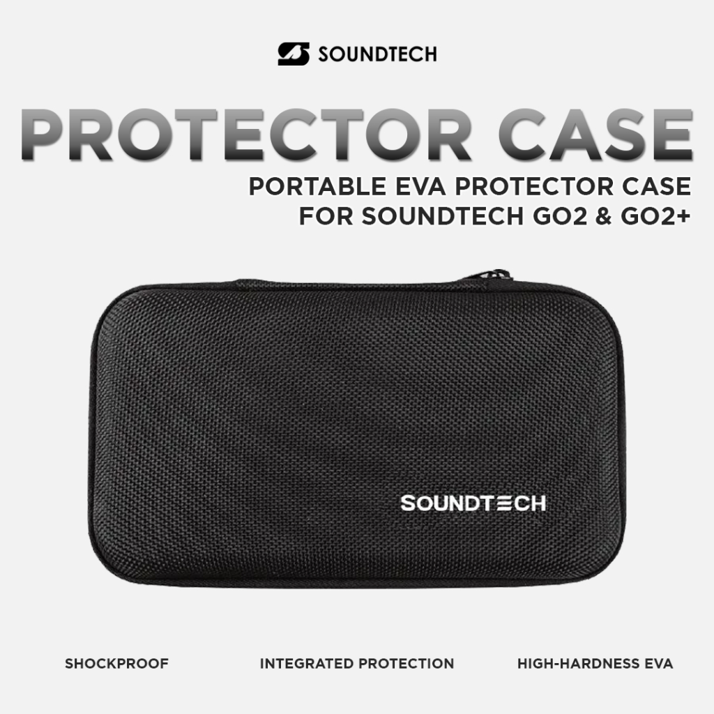 SOUNDTECH Portable EVA Protector Case for Soundtech GO2 & GO2+