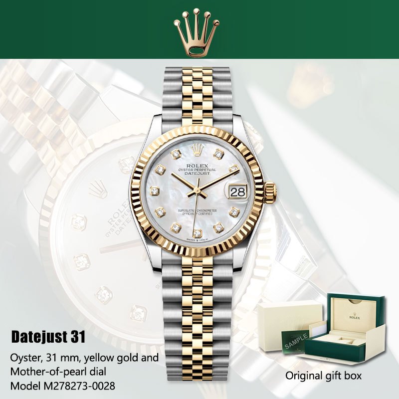 [100% ORI BARU Rolex Datejust] 100% original Jam tangan rolex wanita Rolex Datejust 31mm M278273-002