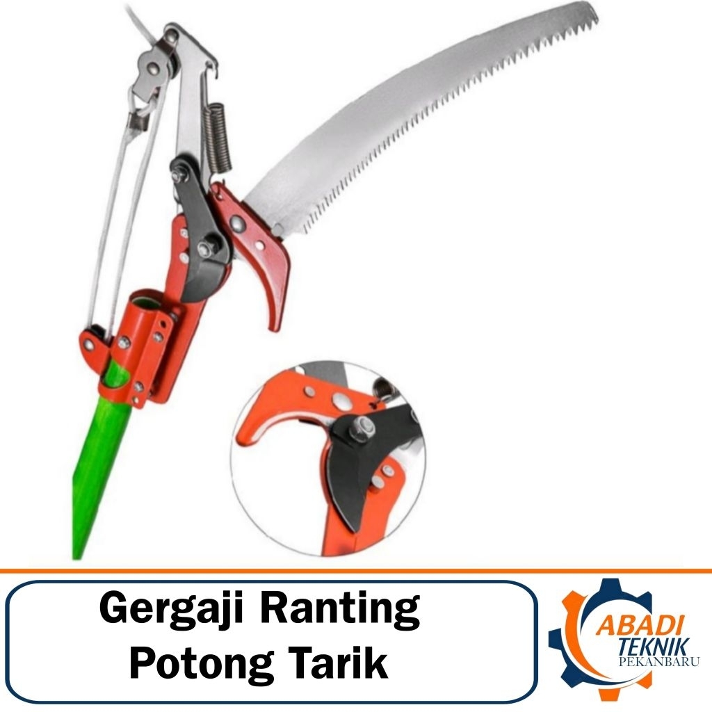 KOALA Gergaji Galah Alat Pemotong Ranting Dahan Kayu Pohon Tali Ikat