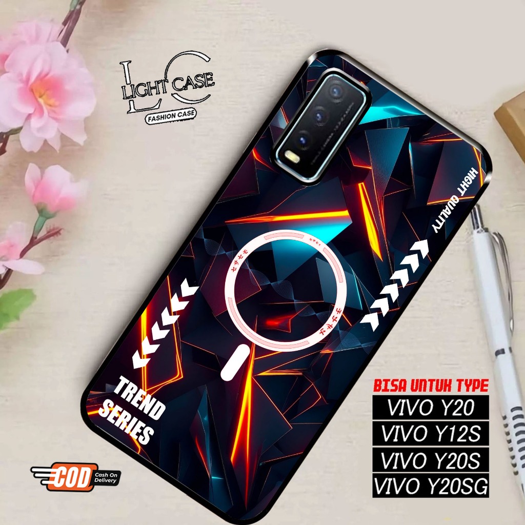 Cassing Glossy Premium Untuk VIVO Y20 Y20S Y20SG Y12S Terbaru - Softcase Gambar Fashion Printing {  