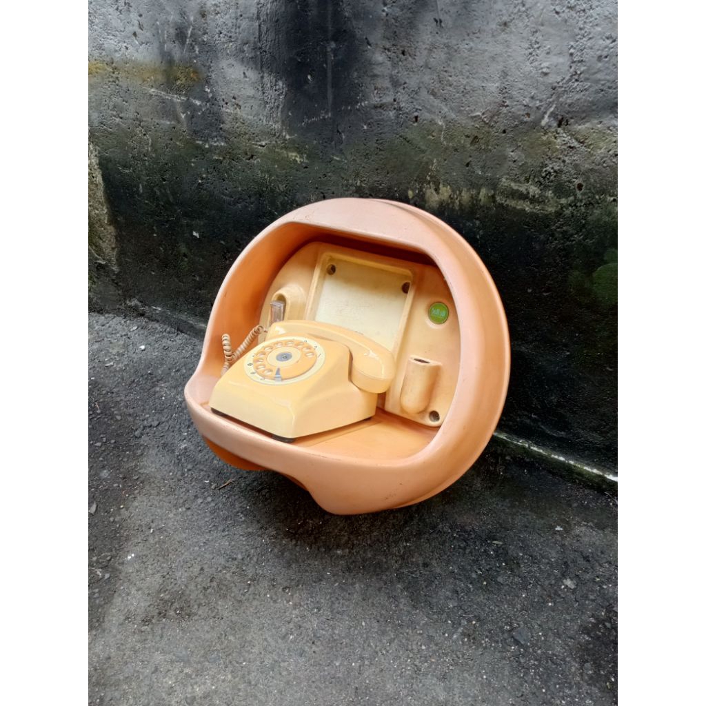 1 Set Telepon Putar Jadul Telpon Antik Retro Lawas Vintage Telephone Rotary