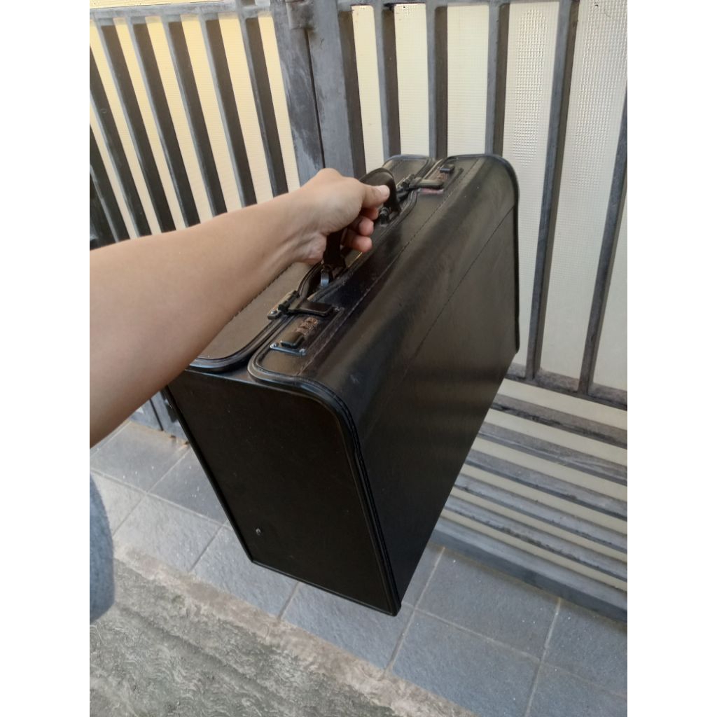 Koper Lawas Jadul Retro Koper Kulit Titus Vintage