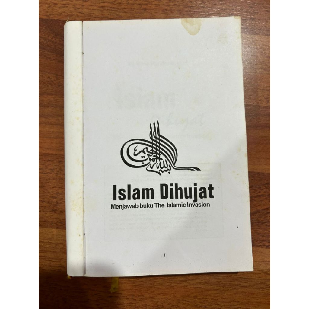 Buku Islam
Dibujat

Menjawab buku The Islamic Invasion