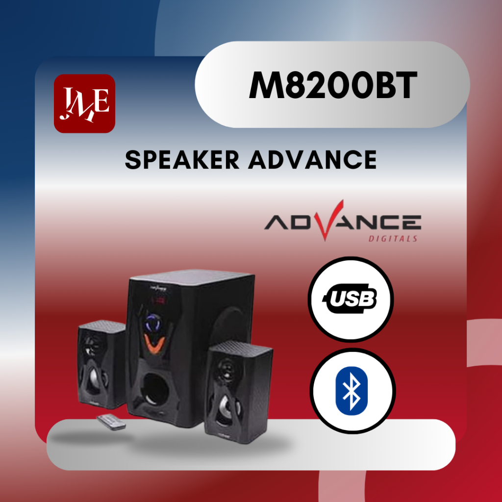 Speaker Aktif Advance M 8200BT Subwoofer with Bluetooth