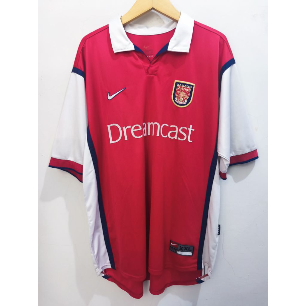 Jersey Original Arsenal Retro 1999/2000 Size 2XL
