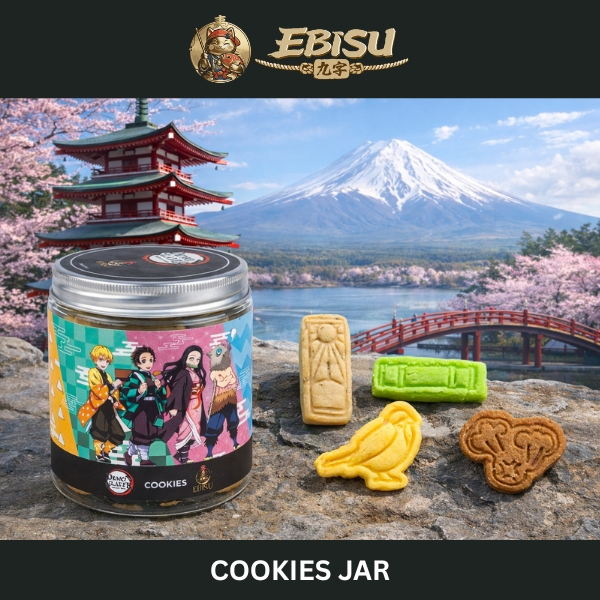 Ebisu Cookies in Jar Edisi Anime Demon Slayer Karakter Favorit