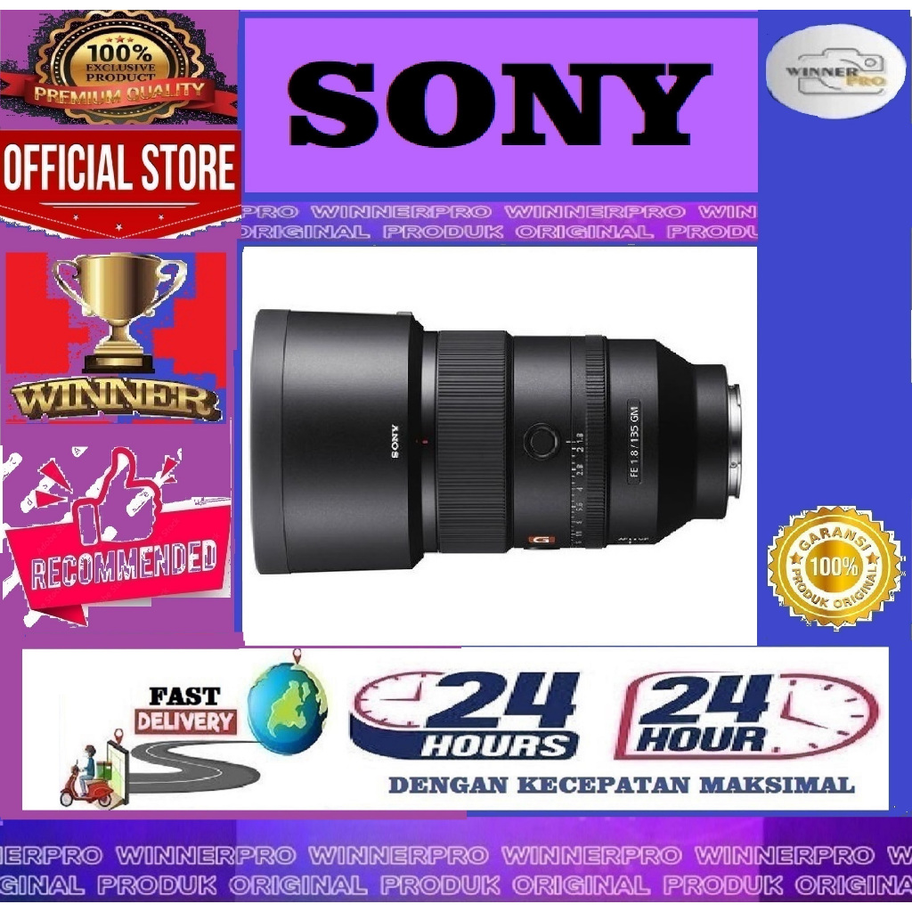 Sony FE 135mm f1.8 GM Lensa Sony 135 mm f/1.8 GM