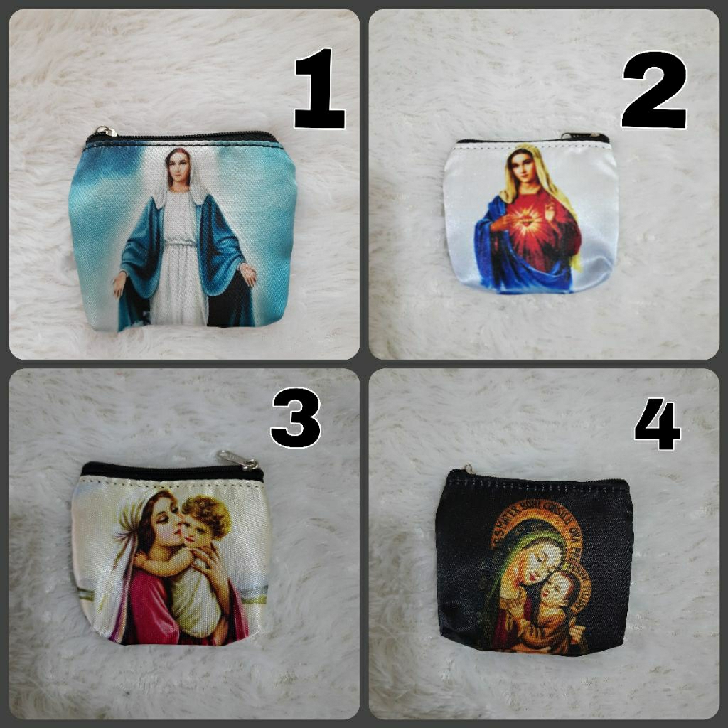 dompet tempat rosario BUNDA MARIA dan TUHAN YESUS