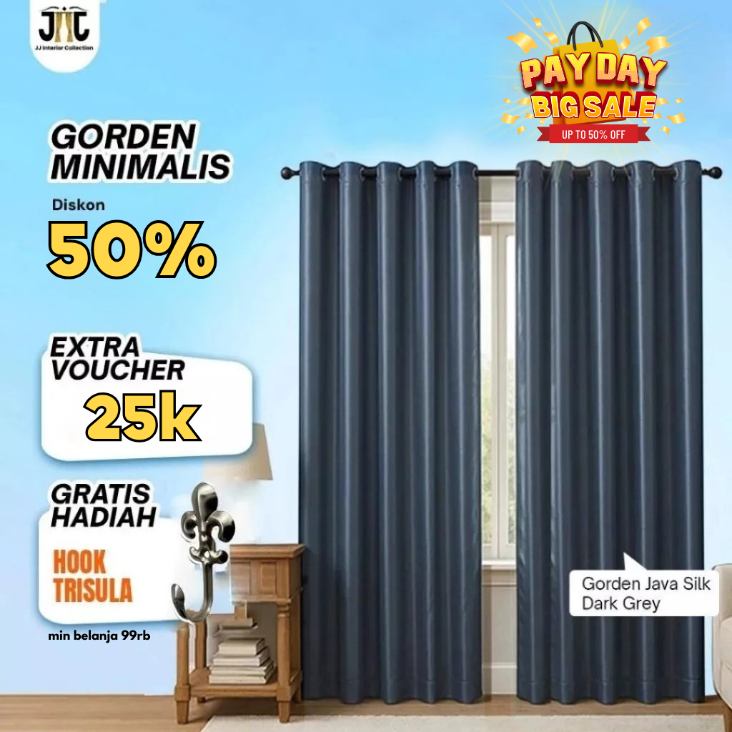 (PAY DAY SALE 25.3)  JJ Interior Collection Gorden Minimalis Hordeng