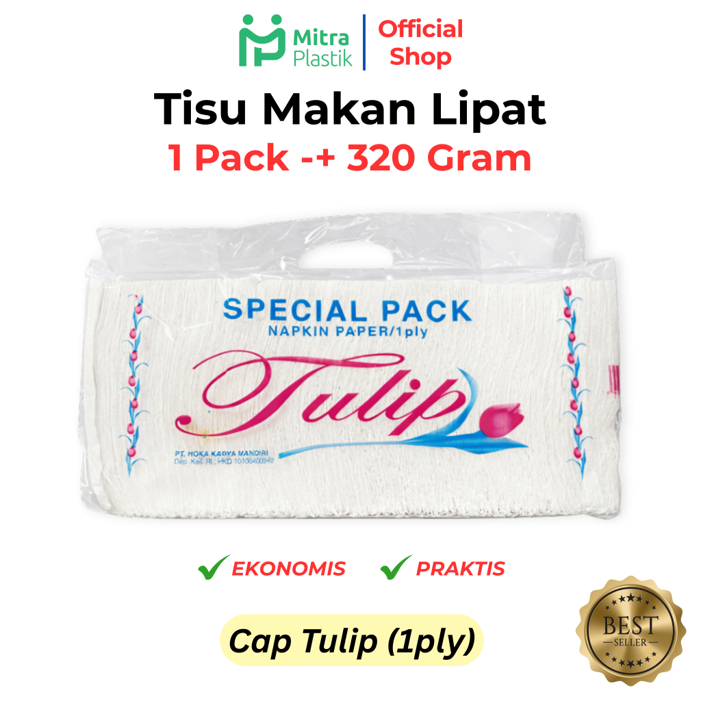 Tissue Napkin Tulip Napkin Paper Tissue Lipat Tissue Makan Tisu Kotak
