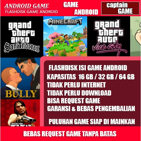 FLASHDISK ISI GAME ANDROID UNTUK HP ANDROID