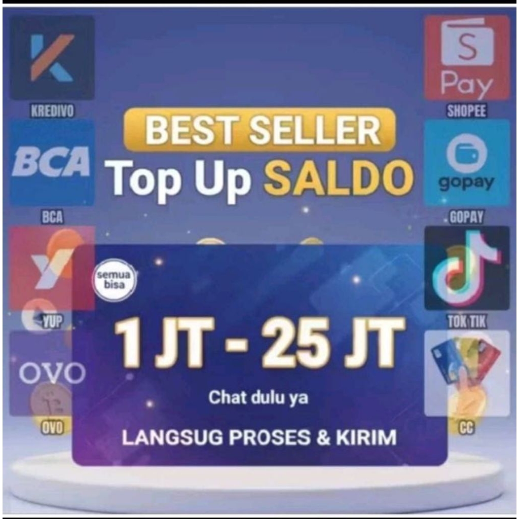 BESTSELLER TOP SALDO/PULSA REGULER TRANSFERR
XLI AXIS 500K SAMPAI 10JUTA A1 A2