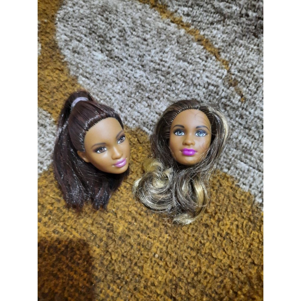 Kepala Head Barbie Mbili Facemold 1 set (2 pcs)