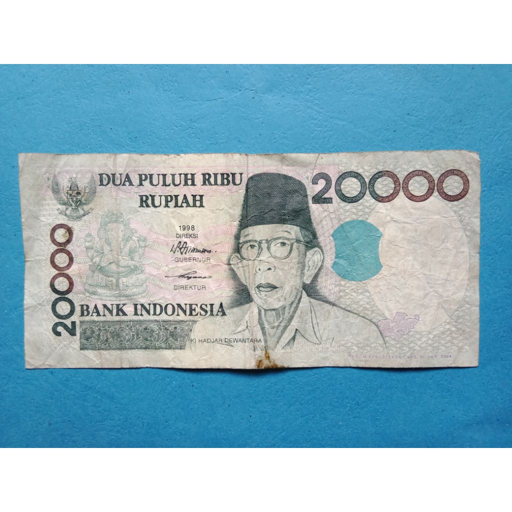 Uang 20.000 Rupiah 1998