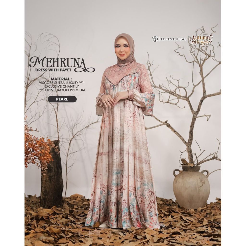 Dress Mehruna Alfasa Daily|Pearl|Kudus|Alfasa|Nadina