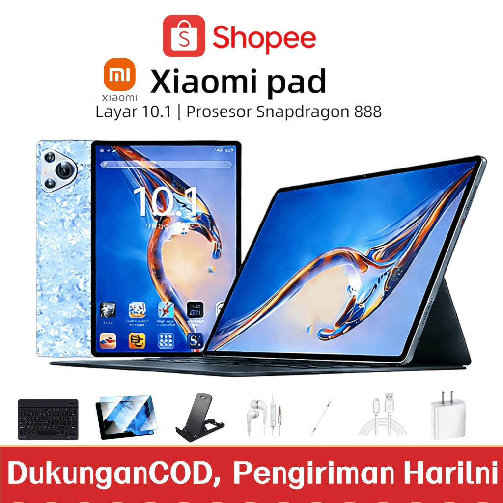 Xiaomi Pad 5G 10.1" 16GB+1TB Snapdragon 888 | 120Hz OLED | Tablet Android Murah Spek Dewa | Gaming B
