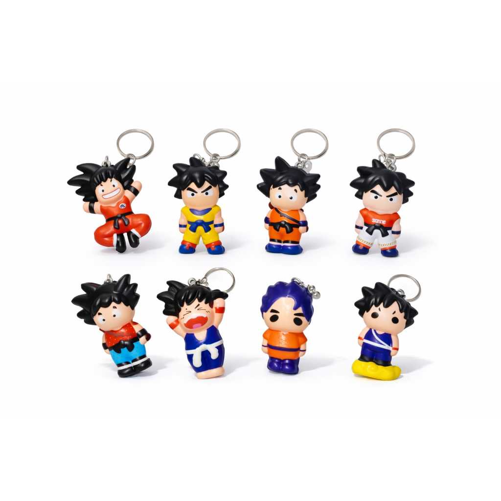 ganci squishy one piece gantungan kunci motif cowo 1 pack isi 10
