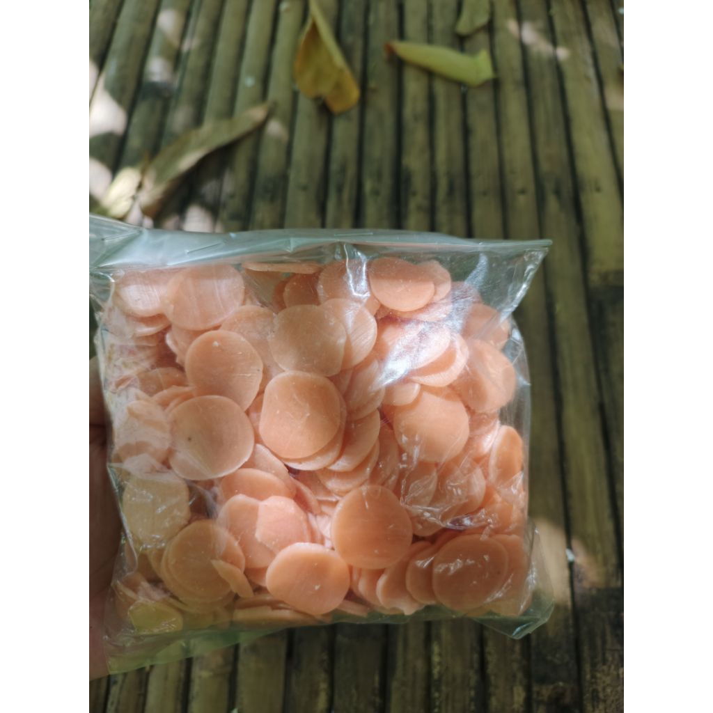 Kerupuk Udang Kecil 250gr | Sari Udang Renyah Mekar | Kerupuk Mentah Ekonomis Untuk Usaha