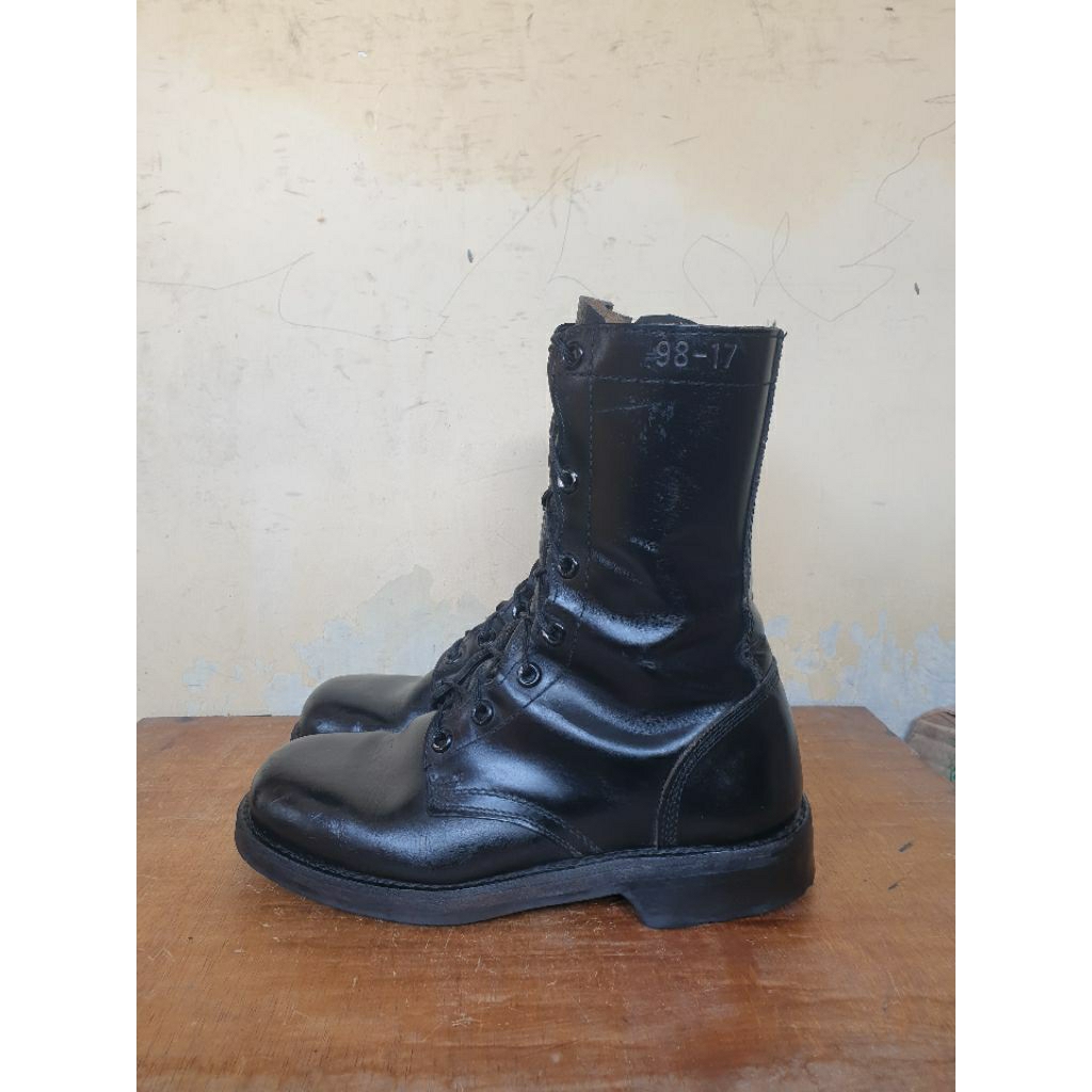 Sepatu Army Boots Combat Military Korean Vintage Size 42